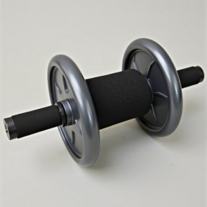 Flux_Dev_A_sleek_DualWheel_Ab_Roller_with_a_thick_cushioned_kn_0 Dual-Wheel Ab Roller with Knee Pad