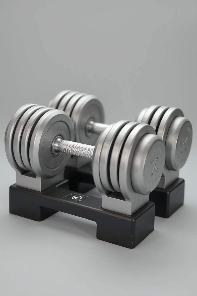 Adjustable Dumbbell Set (5–50 lb)